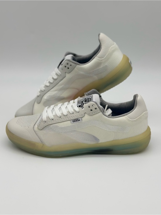Vans Other - Vans Men’s White Low-Top Sneakers with Translucent Yellow Sole